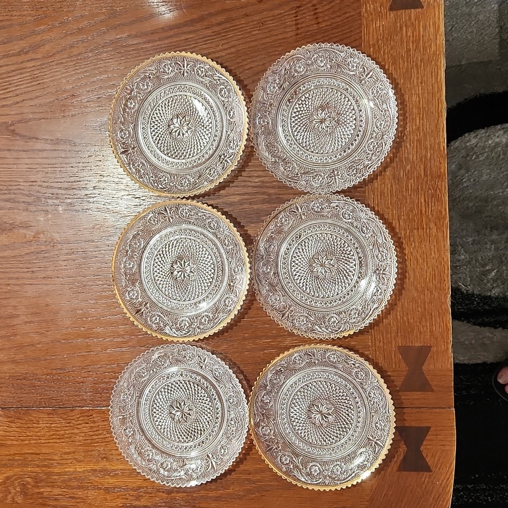 Crystal desert plates 6"